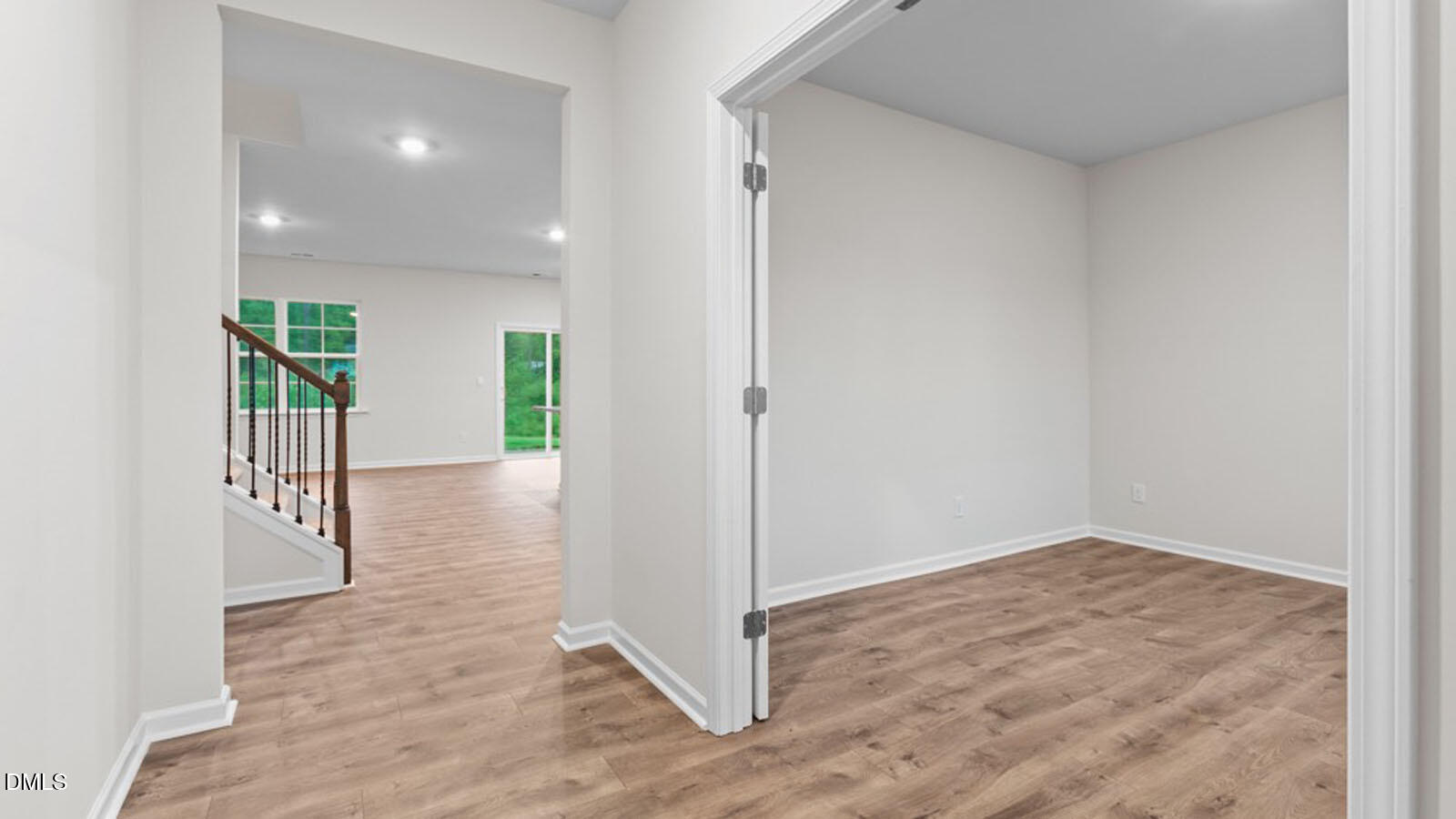 4027 Apollo Lane Snow Camp, NC 27349 - Photo 2 of 32 a view of hallway with wooden floor