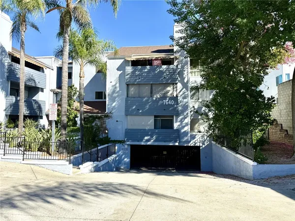 a view of a building with a outdoor space