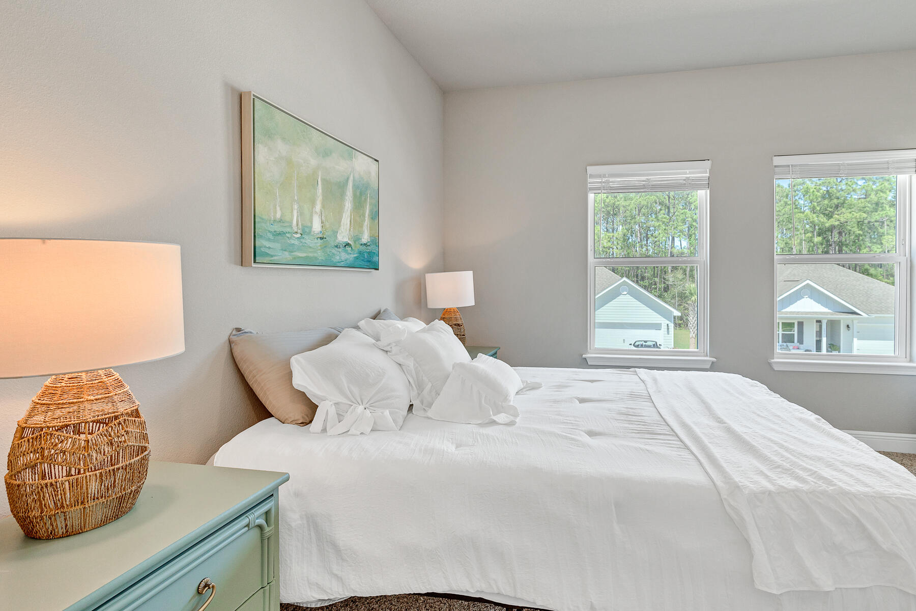 186 Southern Pnes Road Santa Rosa Beach, FL 32459 - Photo 22 of 32 a bedroom with a bed and a window