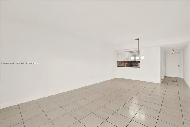 a view of a hallway with closet