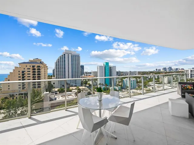 a view of an ocean and beach