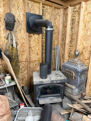 1225 South Main Street Mapleton, UT 84664 - Photo 5 of 9 Wood-burning stove in garage