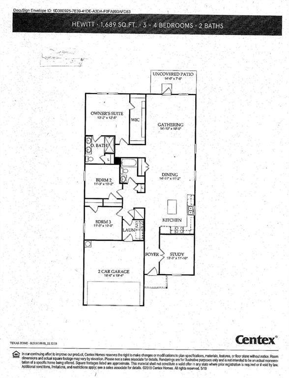 412 Ibis Falls Loop Jarrell, TX 76537 - Photo 29 of 29 View of home floor plan