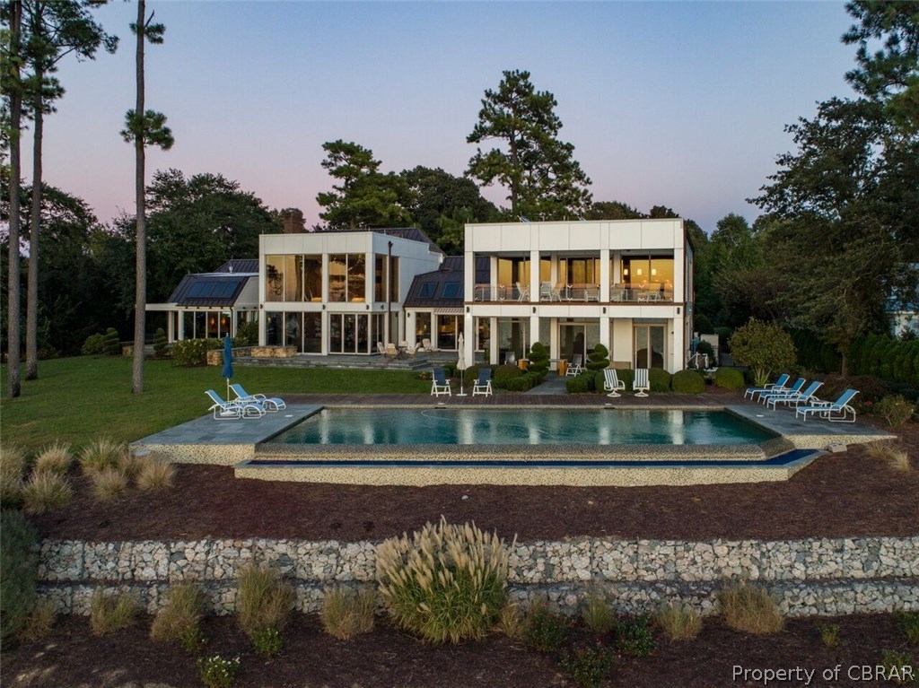 1744 Tyndall Point Road Gloucester Point, VA 23062 - Photo 45 of 47 Full exterior view of this exceptional river front property.