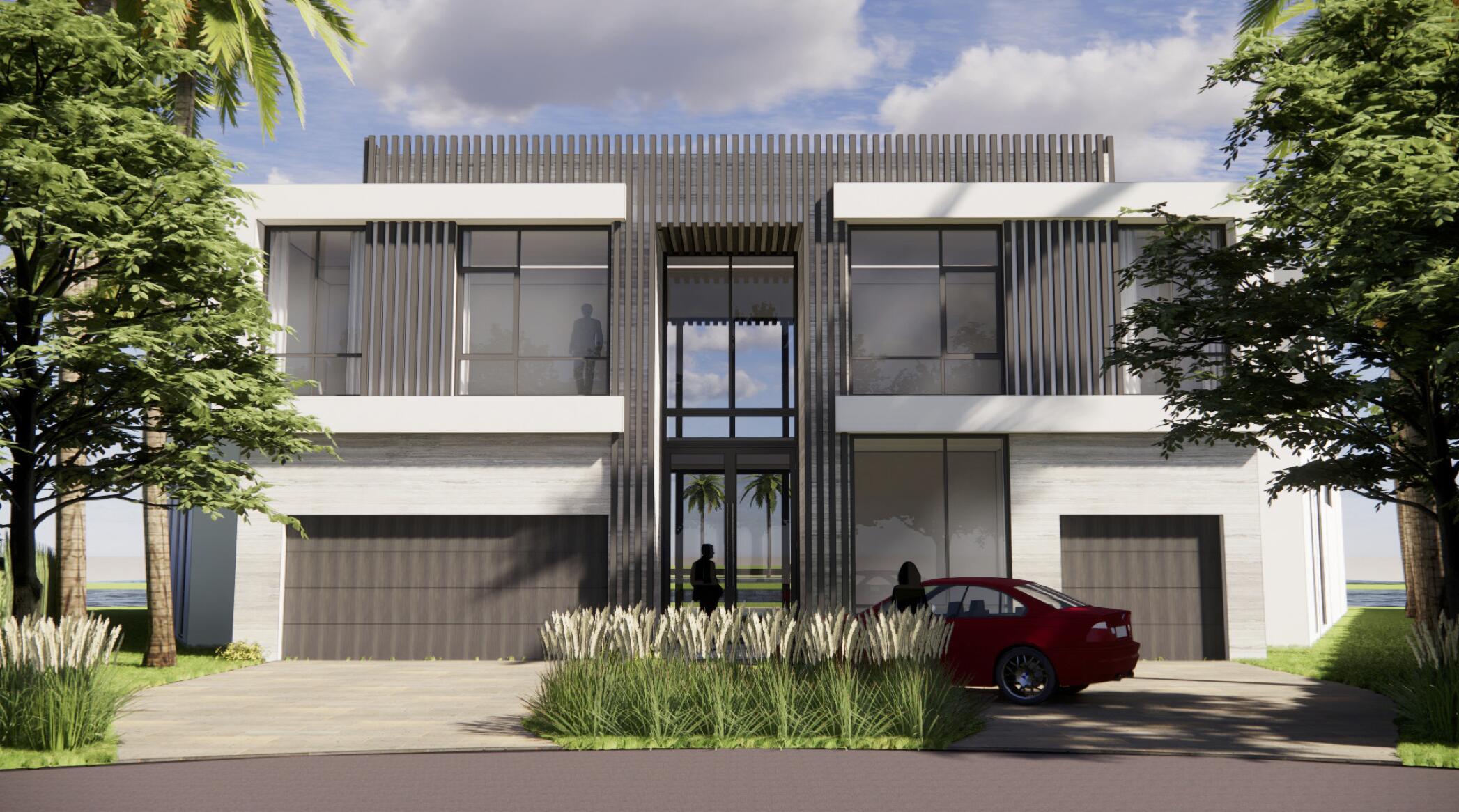 17992 Foxborough Lane Boca Raton, FL 33496 - Photo 2 of 2 Front Rendering - 17992 Foxborough Lane