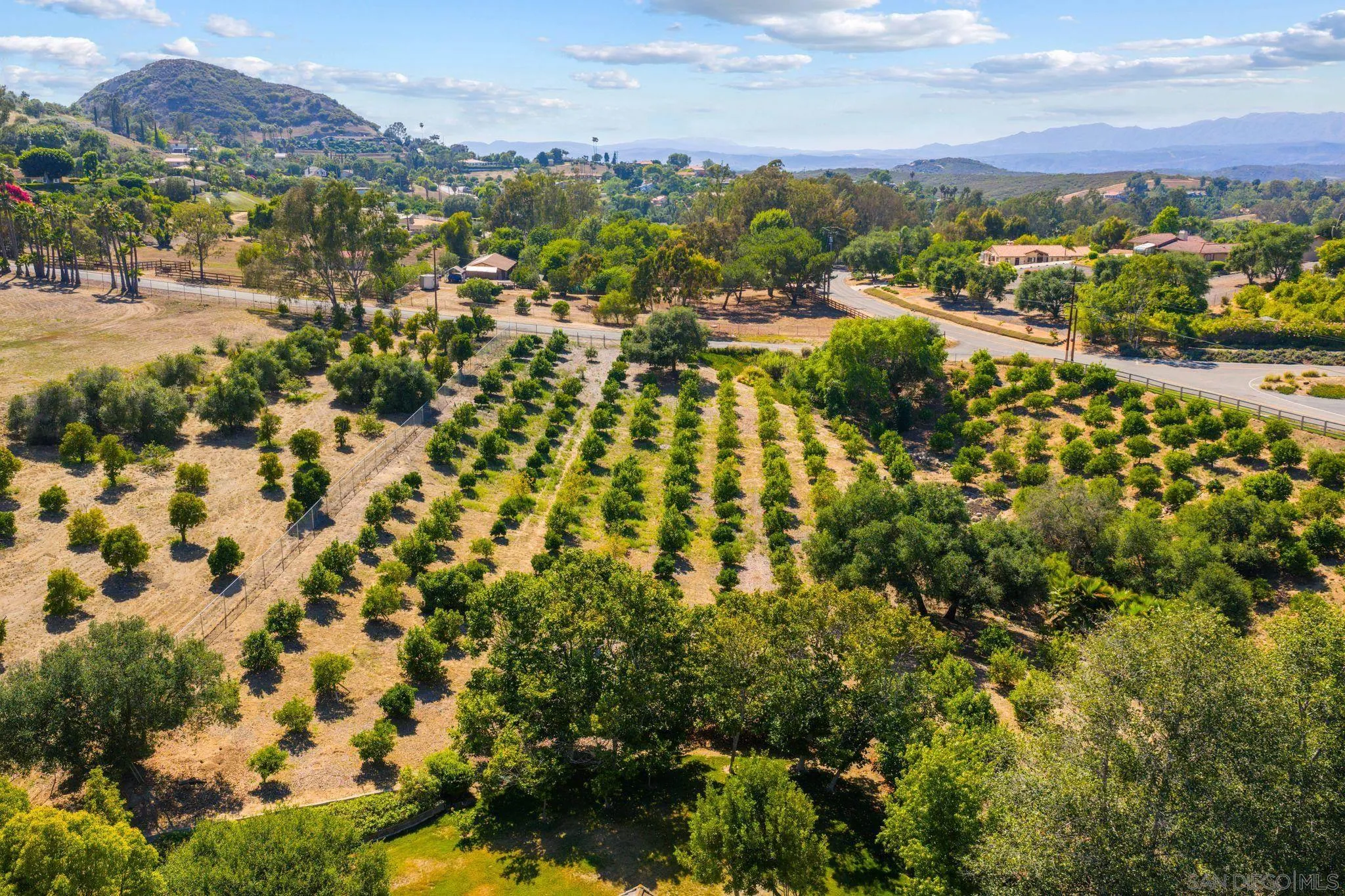 546 Morro Hills Road Fallbrook, CA 92028 - Photo 47 of 52 a view of a city with mountain