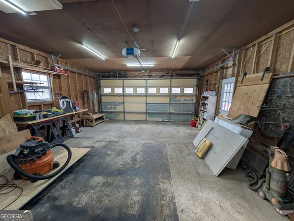 a room with furniture