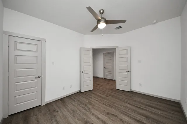 wooden floor in an empty room