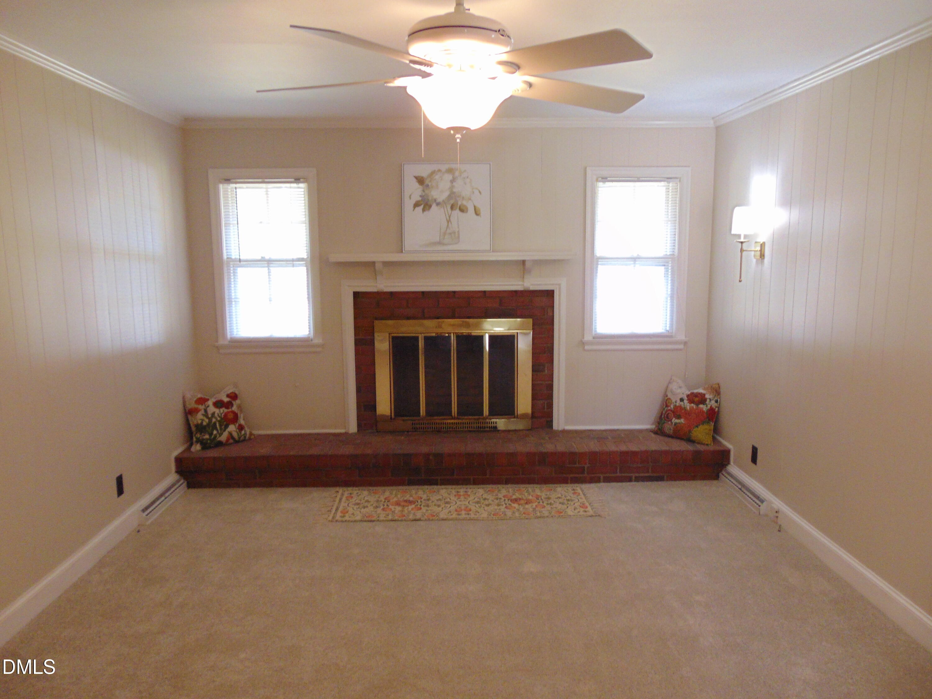 3108 Ridgecrest Drive Rocky Mount, NC 27803 - Photo 22 of 55 a living room with furniture and a fireplace
