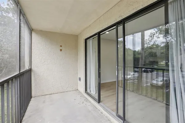 a view of empty room