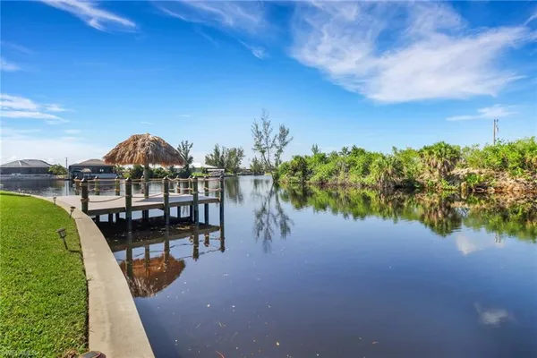 a view of a lake with a lake in front of it