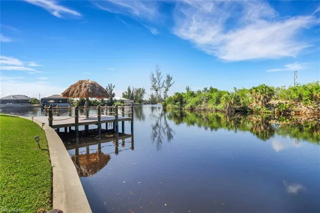 a view of a lake with a lake in front of it