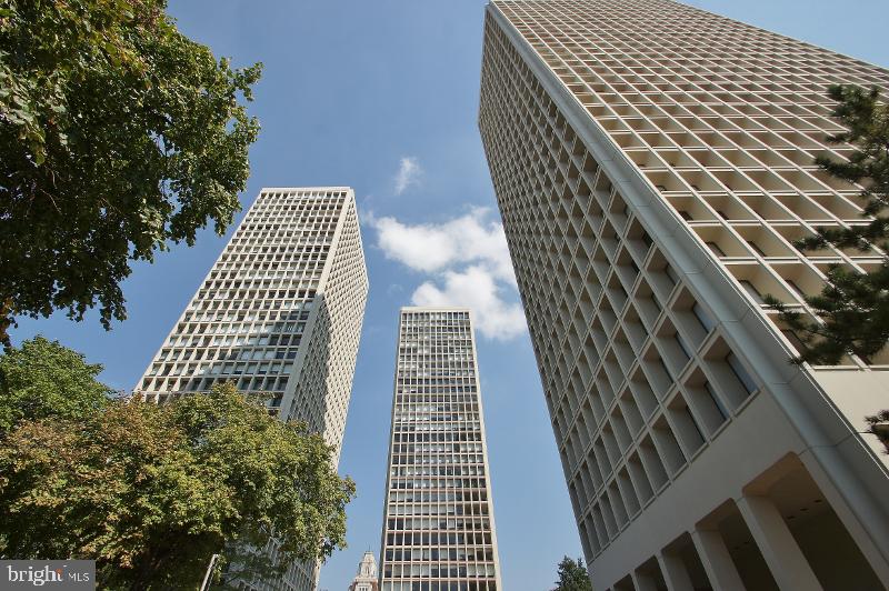 Modern towers reaching for the sky.