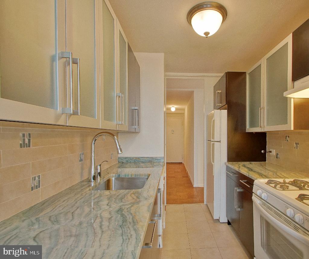 200 Locust Street, Unit 28AN Philadelphia, PA 19106 - Photo 5 of 21 Sleek kitchen with modern finishes.