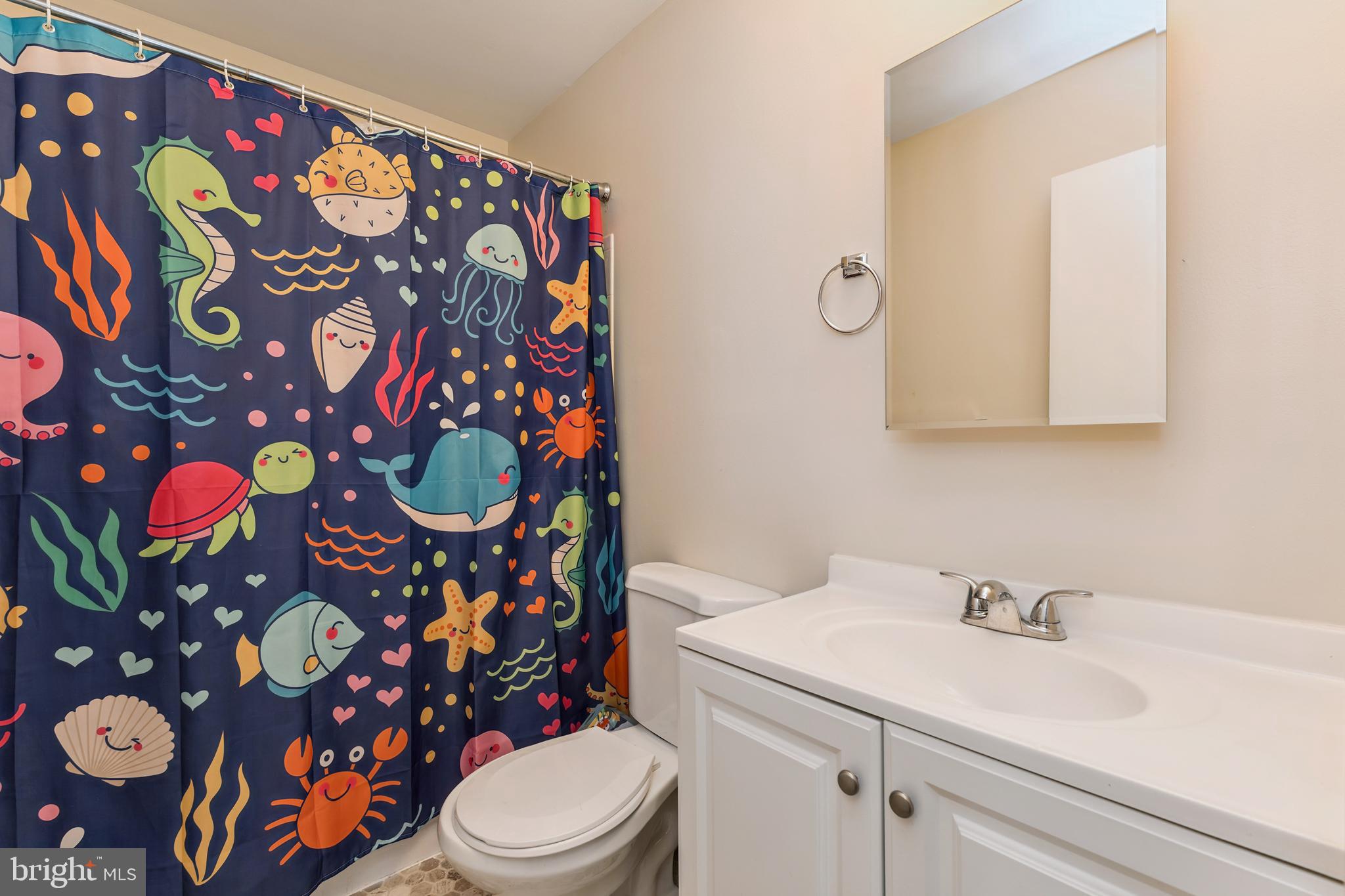 8697 Ritchboro Road District Heights, MD 20747 - Photo 14 of 25 a bathroom with a sink mirror vanity and toilet