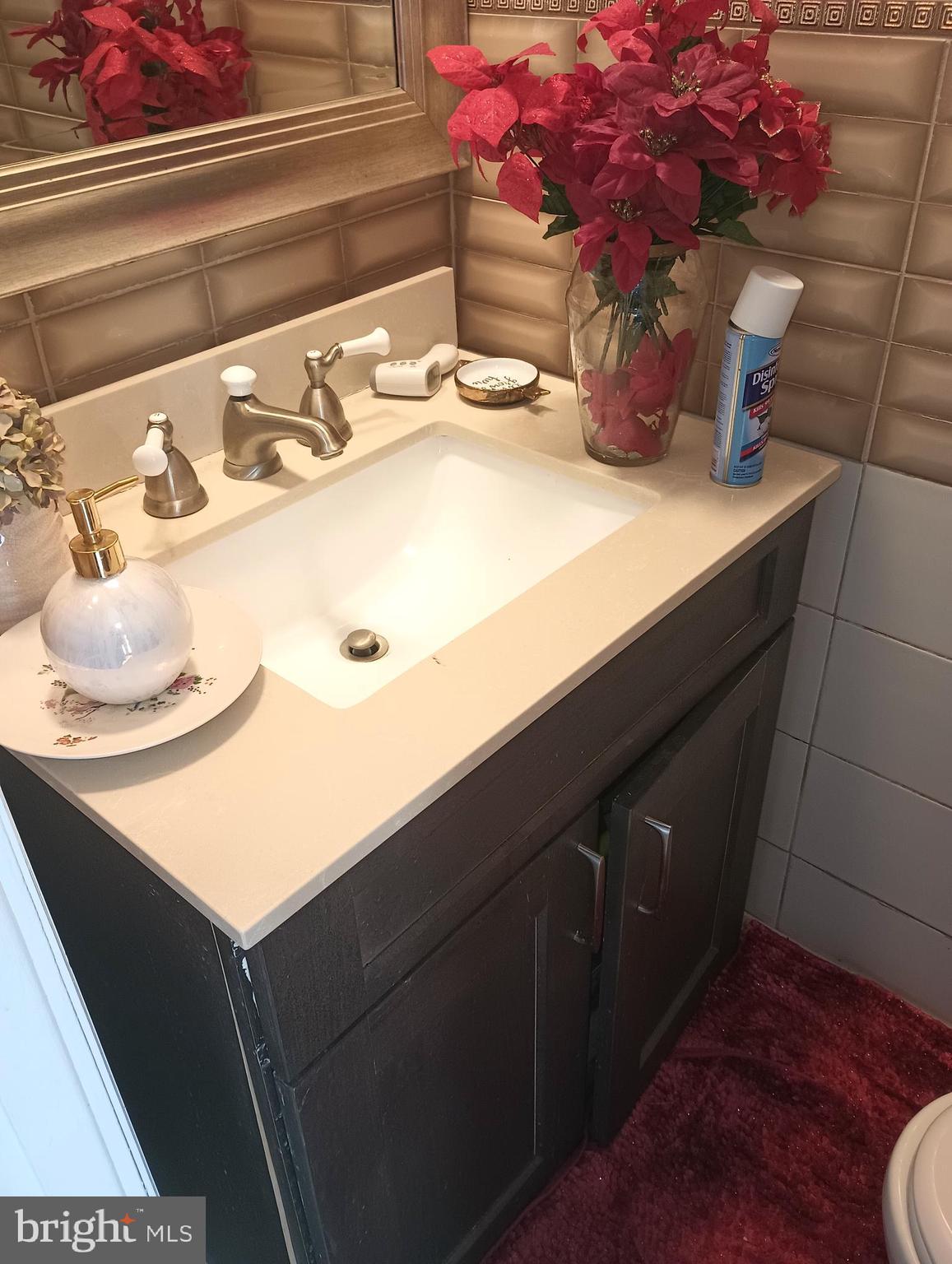 53 Genesee Lane Willingboro, NJ 08046 - Photo 2 of 13 a bathroom with a sink and a mirror