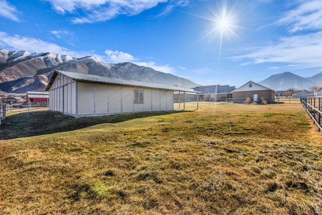 1060 West 2620th Street South Mapleton, UT 84664 - Photo 76 of 87 View of yard with a mountain view