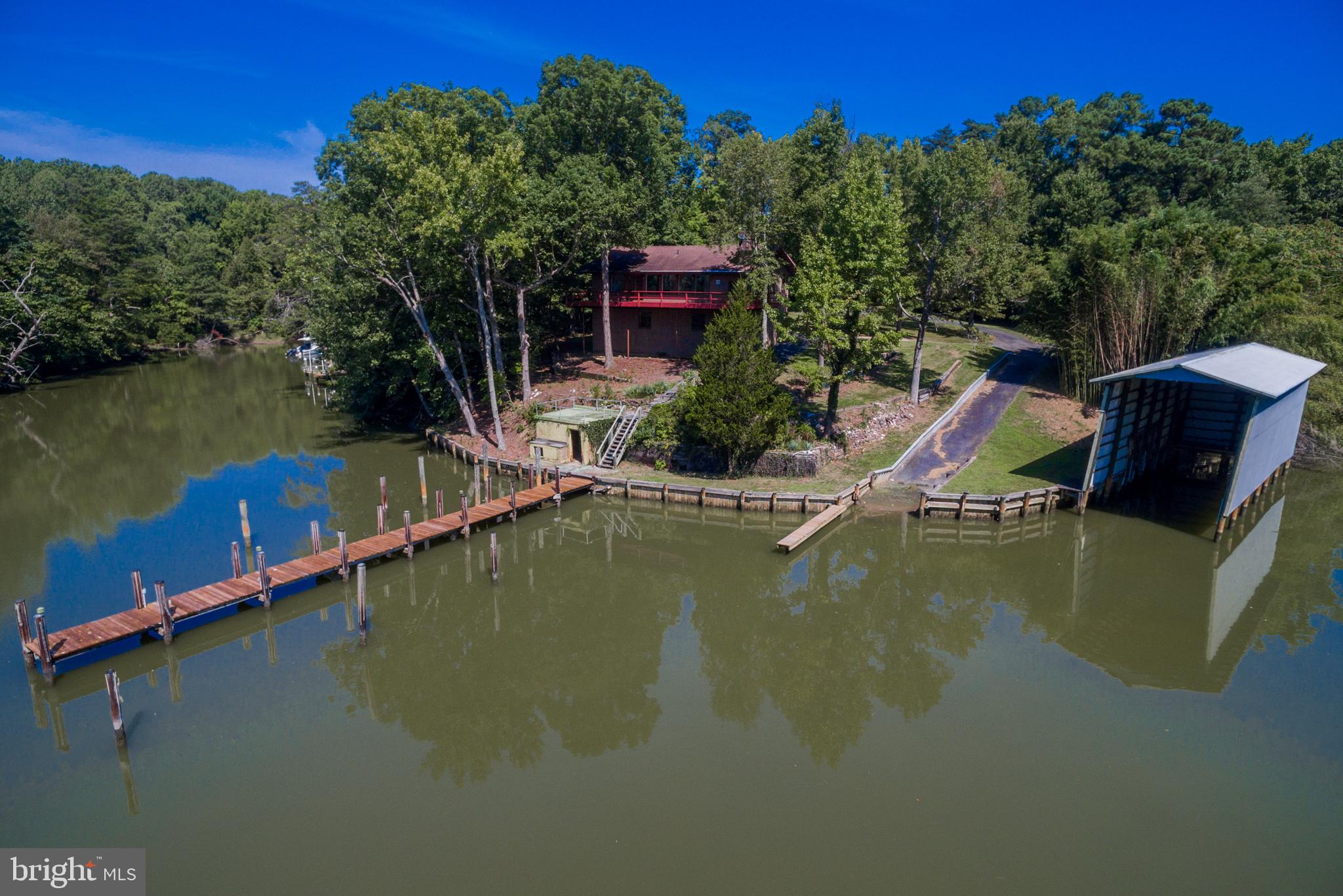 13290 Olivet Road Lusby, MD 20657 - Photo 4 of 35 Home, pier, bulkhead, boat ramp & boathouse