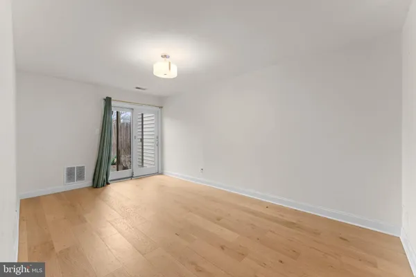 a view of an empty room