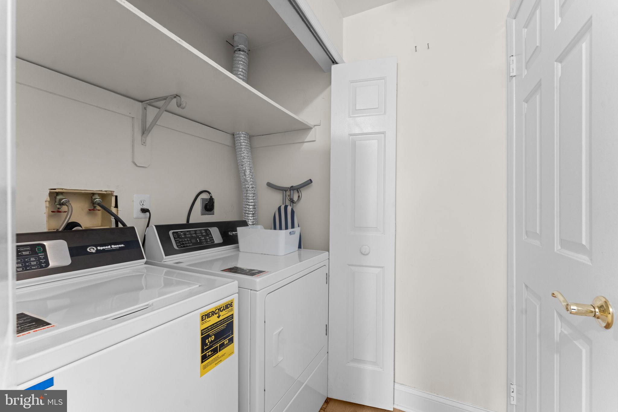 2105 North Rolfe Street, Unit A Arlington, VA 22209 - Photo 32 of 56 a utility room with dryer and washer