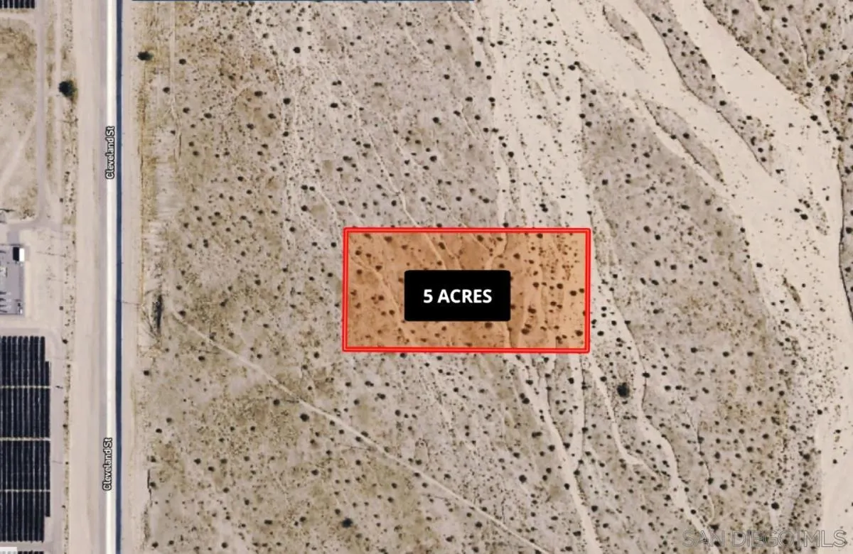 0 Cleveland Street, Unit 721130026 Mecca, CA 92254 - Photo 5 of 11 a sign on the wall