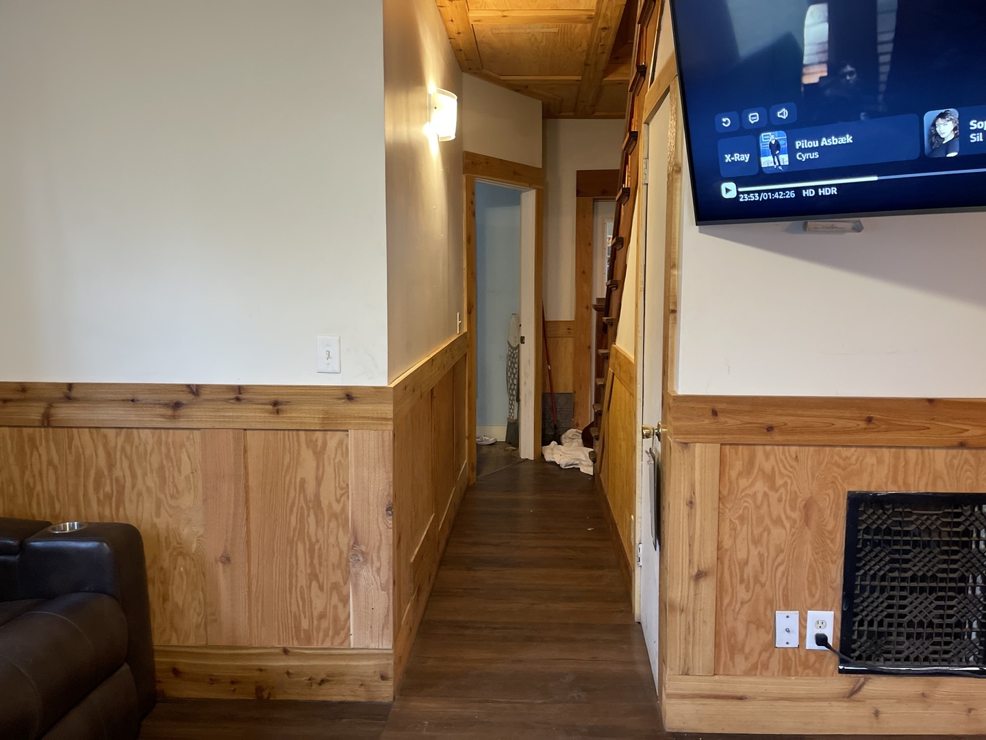 226 South Main Street Rankin, IL 60960 - Photo 9 of 29 a view of a hallway with wooden floor and staircase