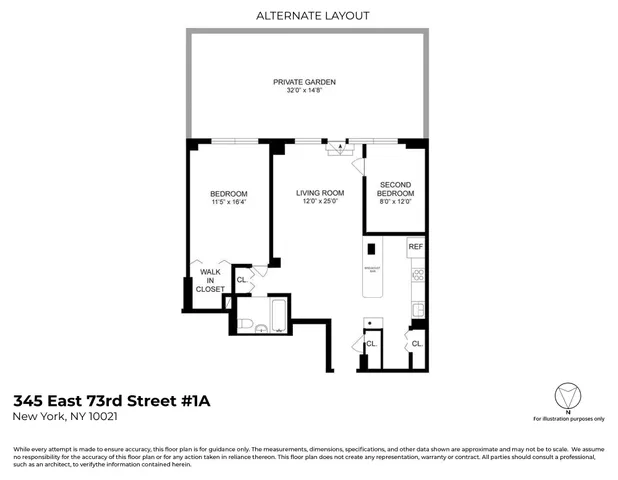 $929,000 | 345 East 73rd Street, Unit 1A | Lenox Hill