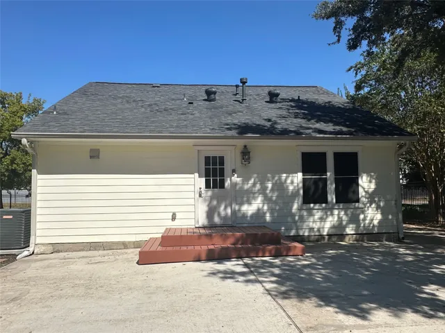 a view of a house with a patio