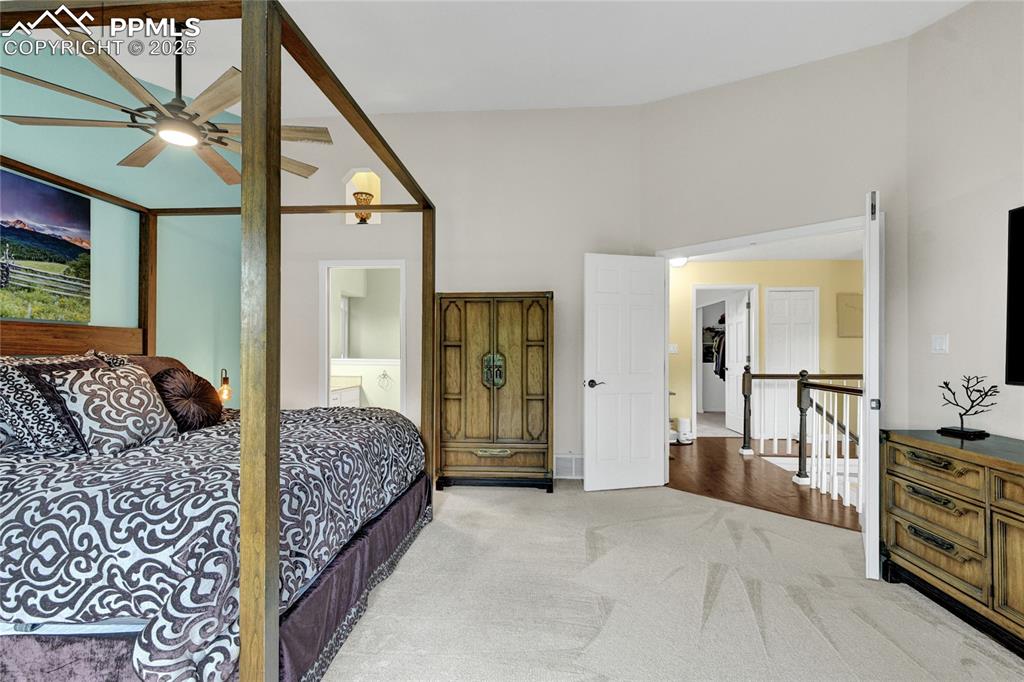 35 Lowick Drive Colorado Springs, CO 80906 - Photo 22 of 32 a bedroom with double bed and a window