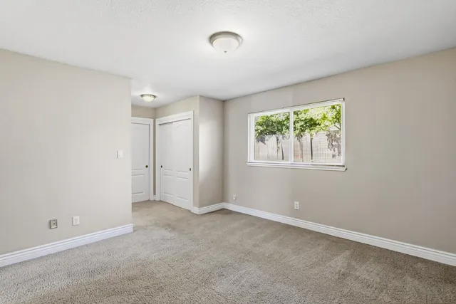 a view of an empty room