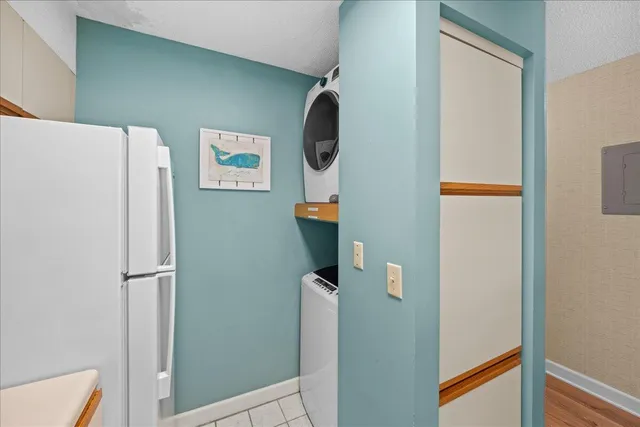 a close view of walk in closet