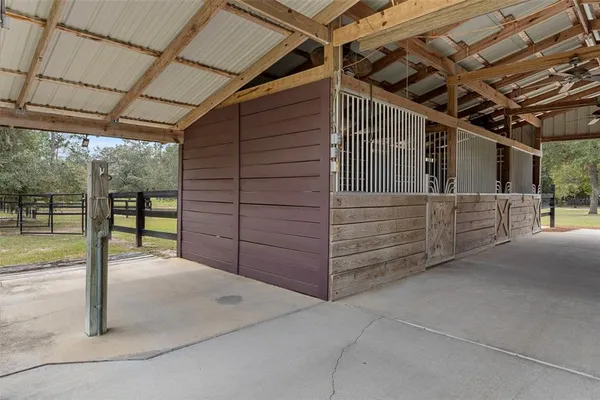 a view of backyard with trees