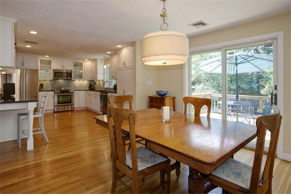 15 Goffe Road Lexington, MA 02421 - Photo 4 of 10 a view of a dining room with furniture window and wooden floor
