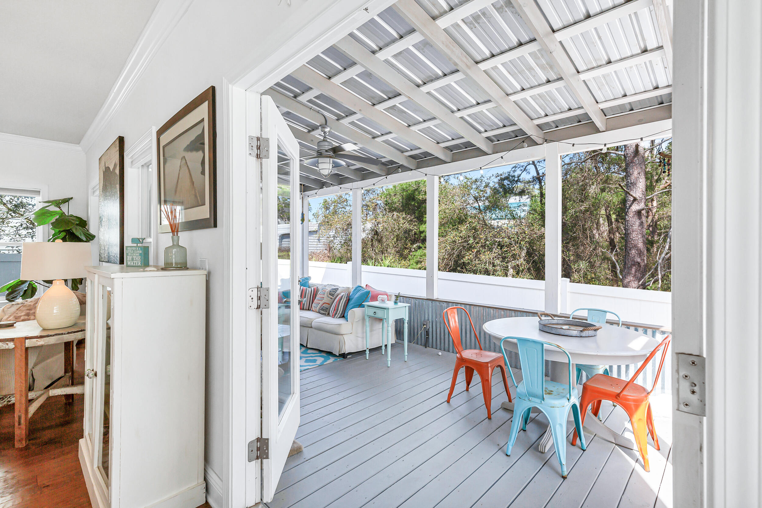 136 Grayling Way Inlet Beach, FL 32461 - Photo 9 of 22 a dining room with furniture water view and wooden floor