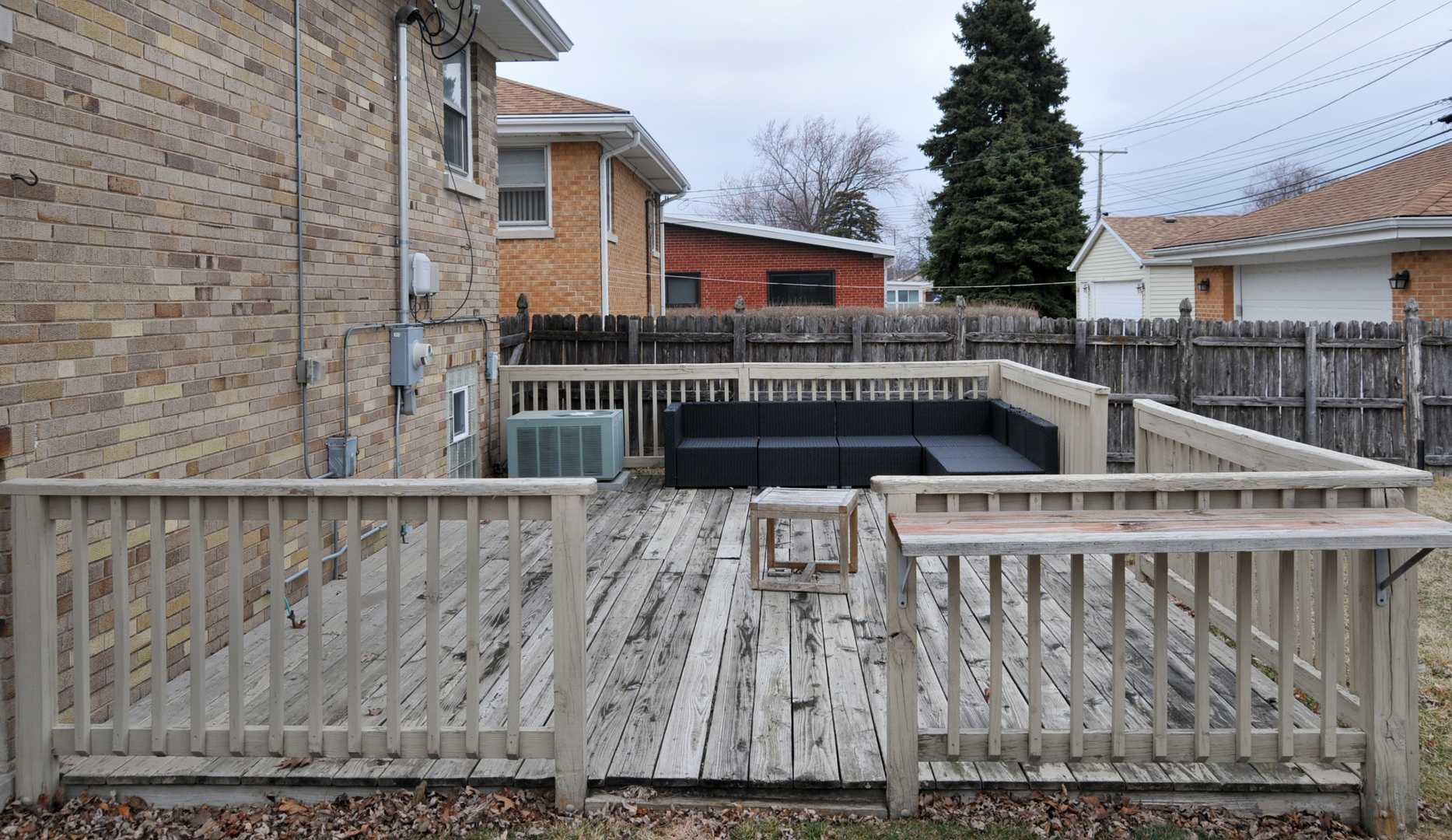 4417 Arthur Avenue Brookfield, IL 60513 - Photo 16 of 19 a view of balcony with deck and wooden floor