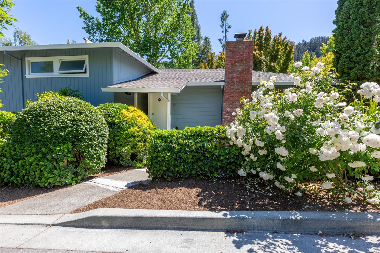 10 N Road Ross, CA 94957 - Photo 1 of 1 a front view of a house with garden