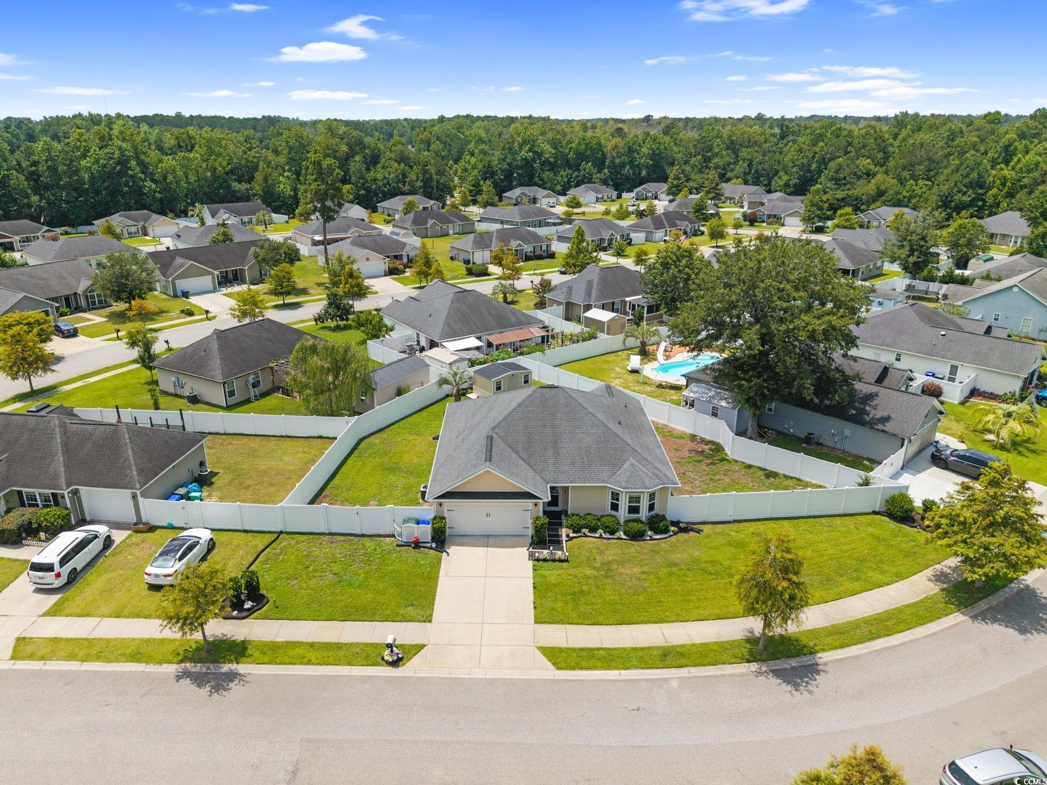 2209 Belladora Road Conway, SC 29527 - Photo 3 of 40 Aerial perspective of suburban area featuring a po