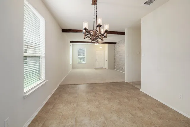 a view of empty room with window