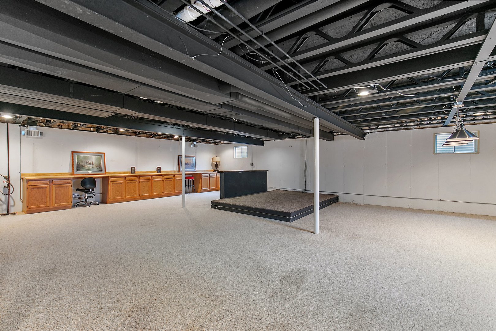 39W343 Hogan Hill Elgin, IL 60124 - Photo 31 of 48 a view of an empty room with wooden roof