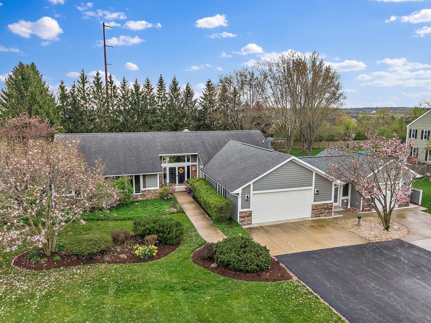39W343 Hogan Hill Elgin, IL 60124 - Photo 40 of 48 a view of a house with a big yard plants and large tree