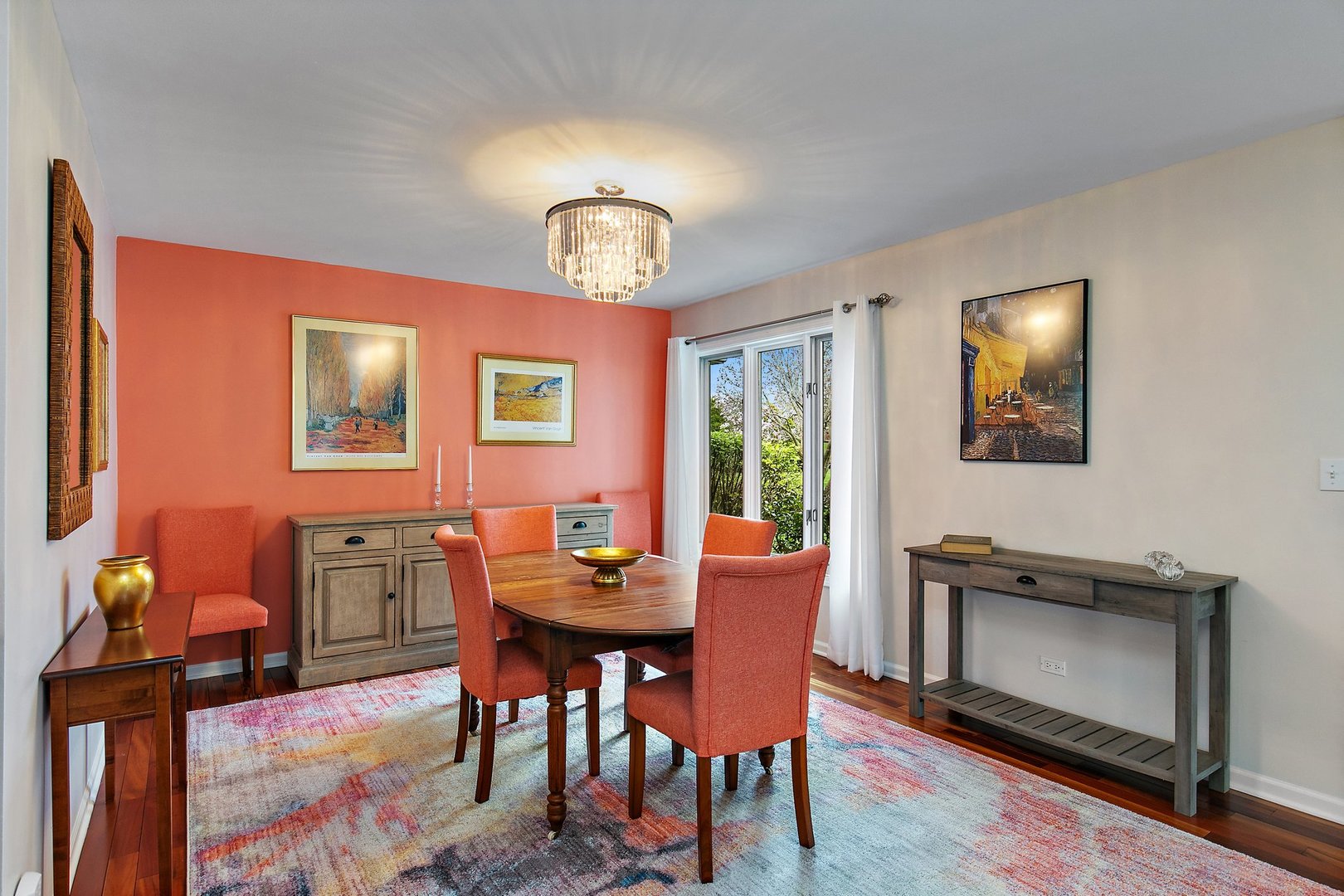 39W343 Hogan Hill Elgin, IL 60124 - Photo 10 of 48 a view of a dining room with furniture and wooden floor