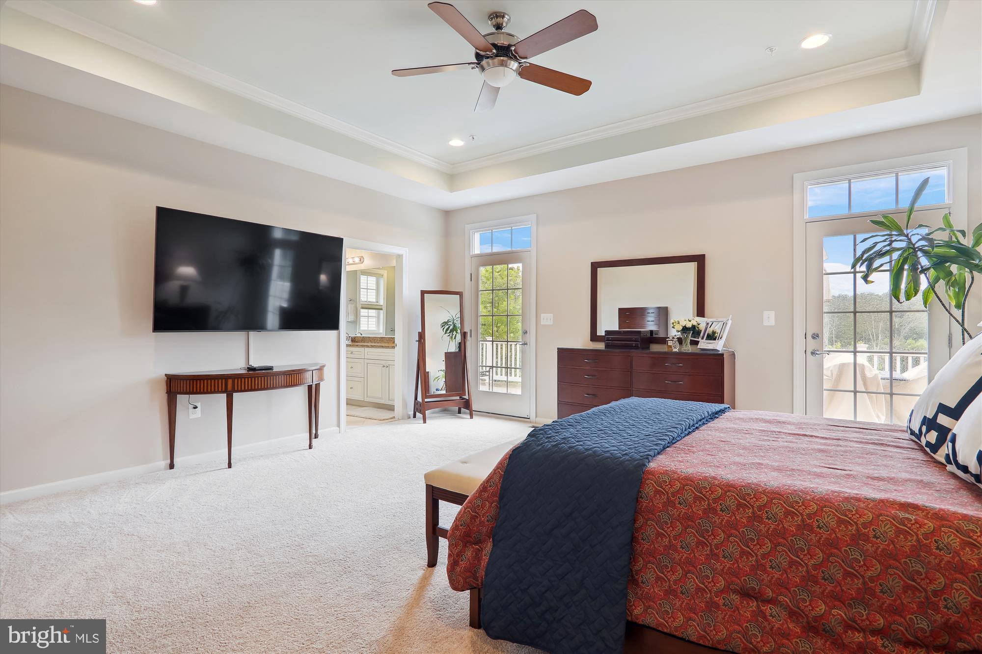 13327 Redspire Drive Silver Spring, MD 20906 - Photo 32 of 90 Bedroom #1 with entrance to huge deck