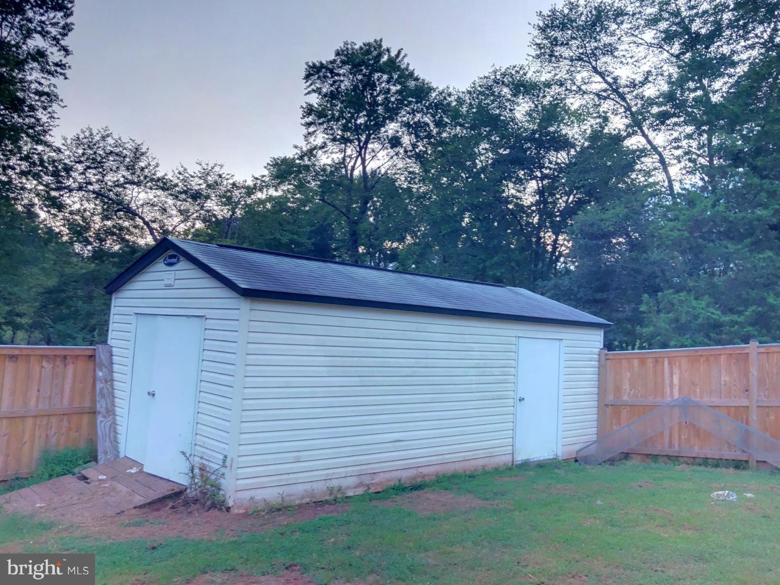 11518 Smithfield Road Manassas, VA 20112 - Photo 13 of 15 Large shed with electric