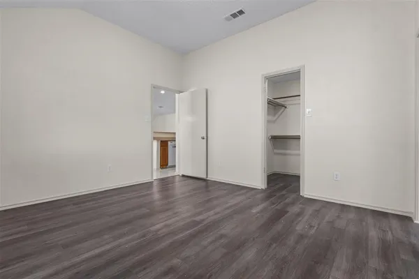 wooden floor in an empty room