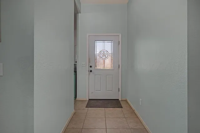 a view of an entryway door