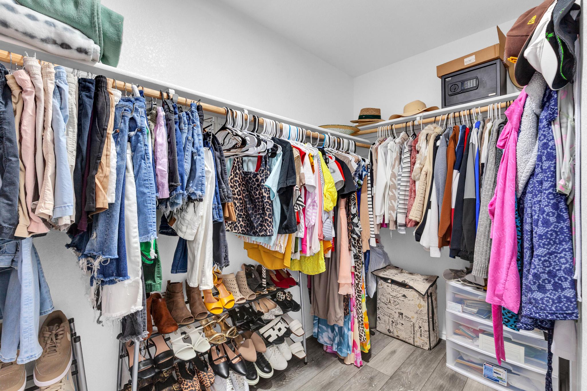 119 Beth Ann Loop Taylor, TX 76574 - Photo 23 of 31 Ample hanging space for an organized wardrobe, providing convenient storage for everyday essentials.