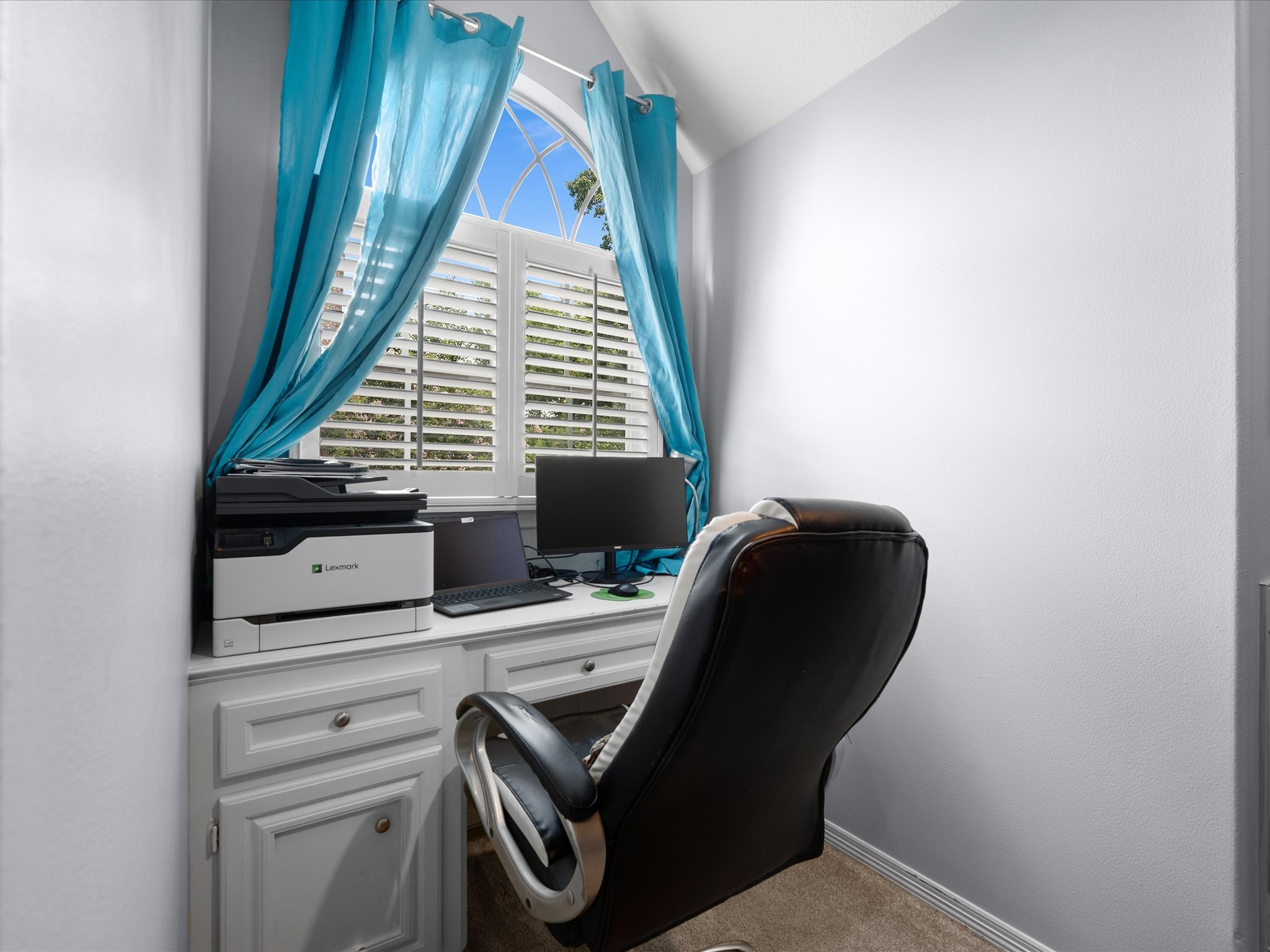 16123 Lafone Drive Spring, TX 77379 - Photo 26 of 47 A built-in desk creates the perfect dedicated study or homework area, providing a functional space for work, learning, or creative pursuits.