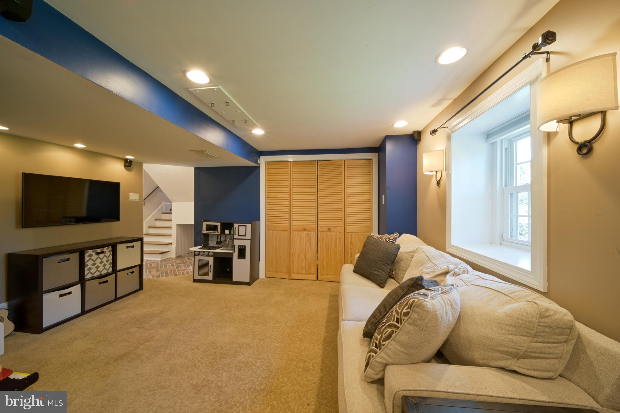 1105 Kingsley Road Jenkintown, PA 19046 - Photo 32 of 39 Lower level family room