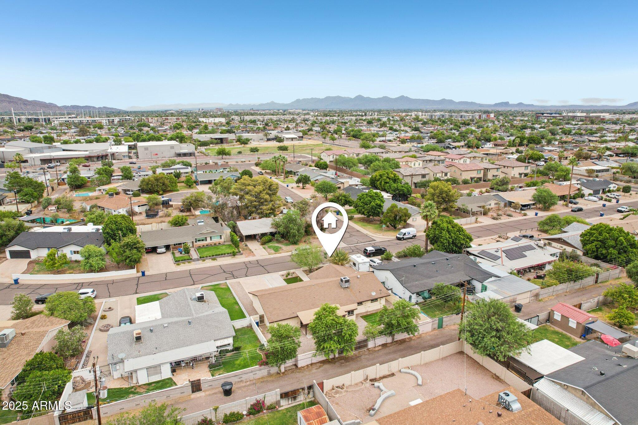 127 East Garfield Street Tempe, AZ 85288 - Photo 55 of 60 an aerial view of a city