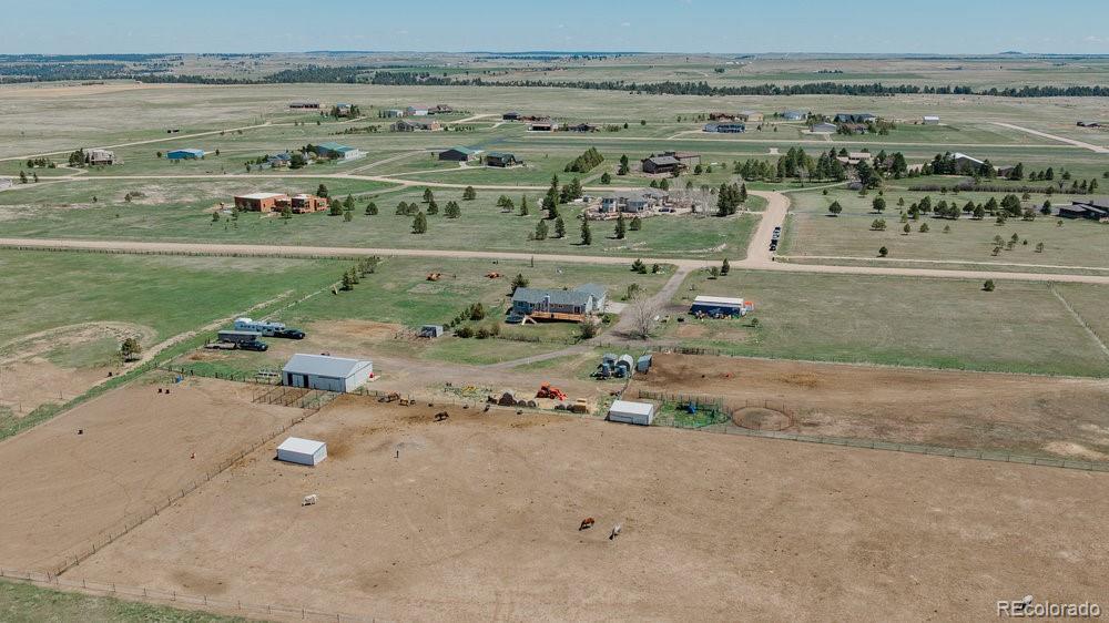24535 County Road 5 Elbert, CO 80106 - Photo 42 of 45 an aerial view of a building with beach